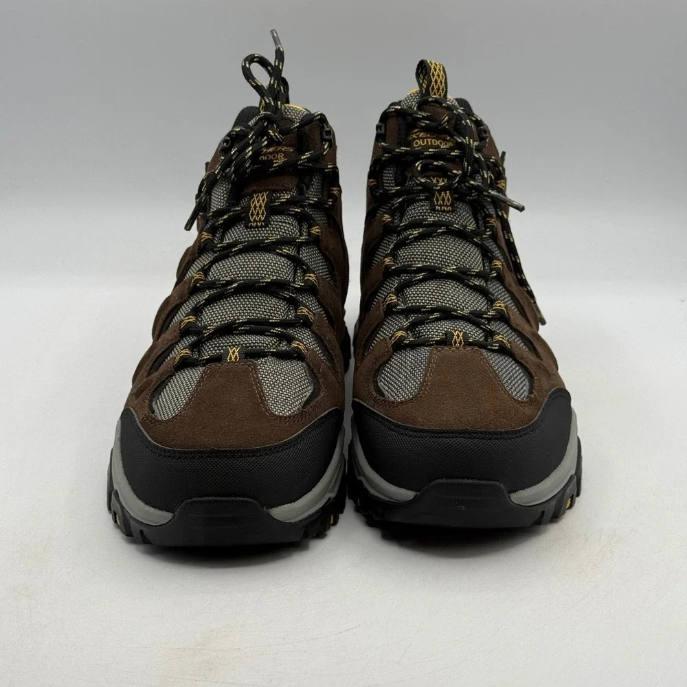 Skechers Rickter-Branson Shoes Men Size 8.5 Khaki Black Hiking 204910/KHK